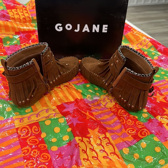 Go Jane (Kalisa) Moccasin Boots 🥾 Color - Whisky - Picture 3 of 11